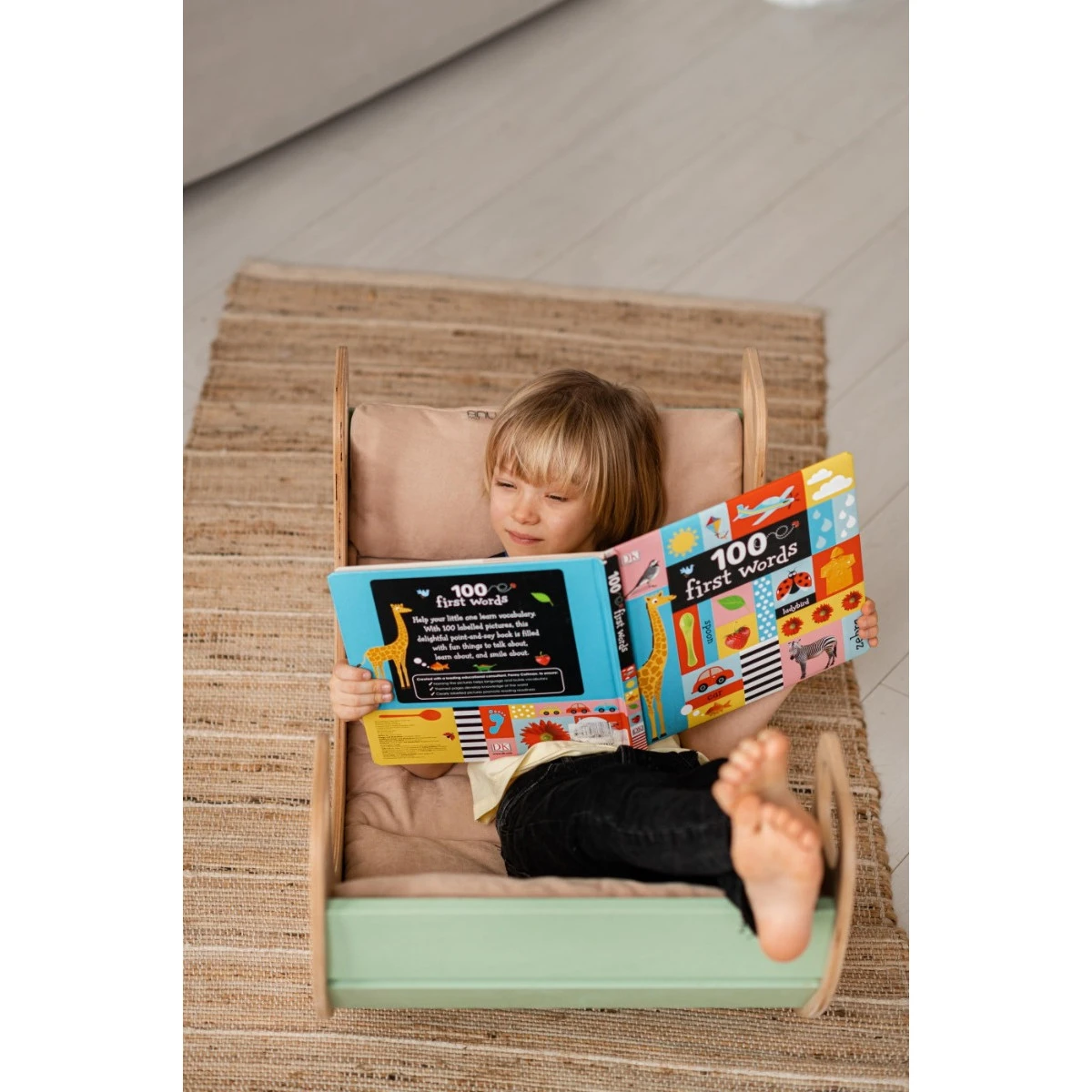 Luna Toys Beige Matras Voor Schommelstoel LU-36929 4 Luna Toys Beige Matras Voor Schommelstoel LU-36929 - Afbeelding 2