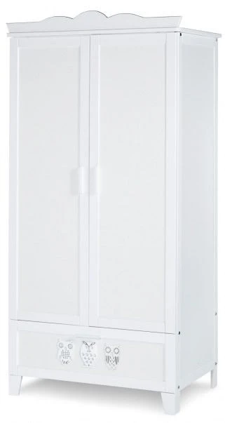 2-Deurs Kast Uil Wit 3 2-Deurs Kast Uil Wit