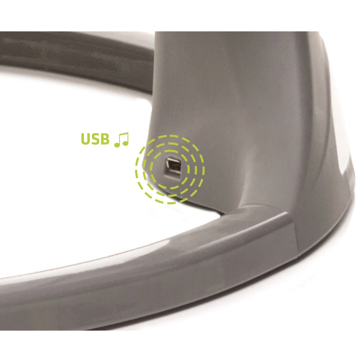 4Baby Rock 'n Relax XXIII Grey Swing Babyschommel 14 4Baby Rock 'n Relax XXIII Grey Swing Babyschommel - Afbeelding 12