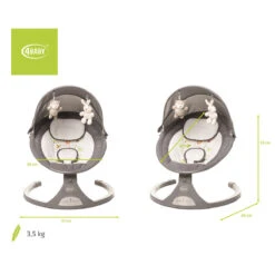 4Baby Rock 'n Relax XXIII Grey Swing Babyschommel 32 4Baby Rock 'n Relax XXIII Grey Swing Babyschommel -Babyproducten Winkel 4baby rock n relax xxiii grey swing babyschommel 14