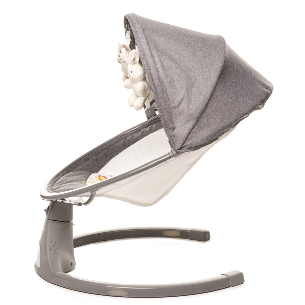 4Baby Rock 'n Relax XXIII Grey Swing Babyschommel 6 4Baby Rock 'n Relax XXIII Grey Swing Babyschommel - Afbeelding 4