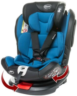 4Baby Roto-Fix Blue 360º 0-36 Kg Isofix Autostoel