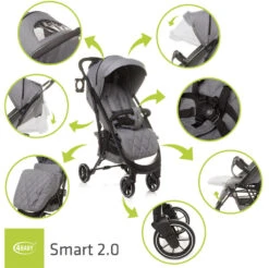 4Baby Smart 2.0 Beige Wandelwagen Incl. Beenkap -Babyproducten Winkel 4baby smart 2.0 grey wandelwagen incl. beenkap 13 2