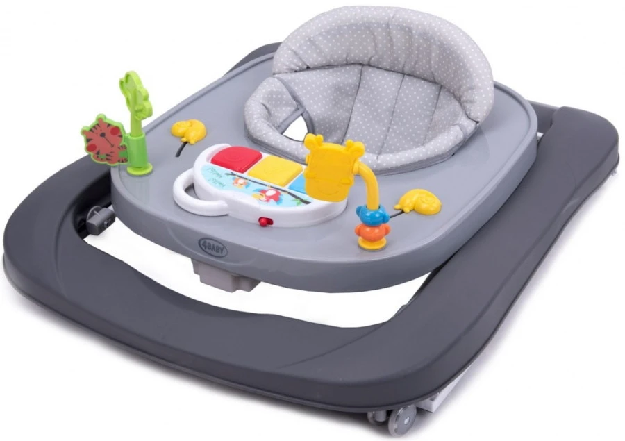 4Baby Walk 'n Push Dark Grey Loopstoel 7022 7 4Baby Walk 'n Push Dark Grey Loopstoel 7022 - Afbeelding 5