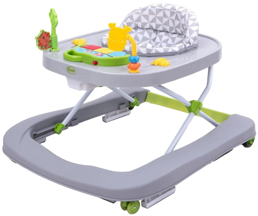 4Baby Walk 'n Push Grey Loopstoel 7039 3 4Baby Walk 'n Push Grey Loopstoel 7039