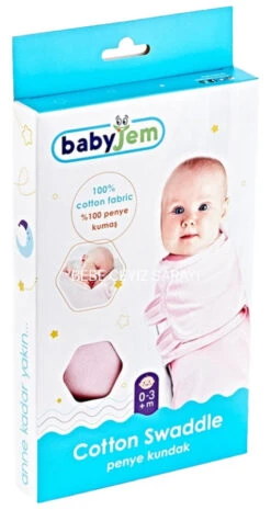 Babyjem Soft Swaddle Medium Ecru Inbakerdoek 4308 -Babyproducten Winkel Babyjem Soft Swaddle Inbakerdoek 3