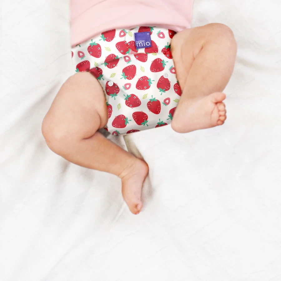 Bambino Mio MioSolo Strawberry Cream Wasbare Luier BM-5SO-SCR 6 Bambino Mio MioSolo Strawberry Cream Wasbare Luier BM-5SO-SCR - Afbeelding 4