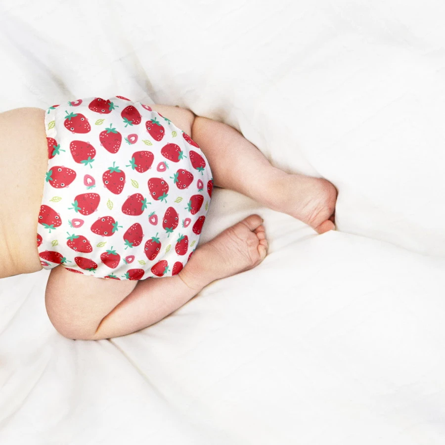 Bambino Mio MioSolo Strawberry Cream Wasbare Luier BM-5SO-SCR 7 Bambino Mio MioSolo Strawberry Cream Wasbare Luier BM-5SO-SCR - Afbeelding 5