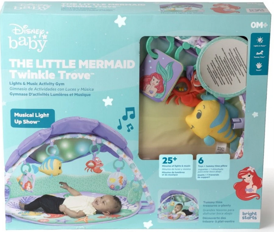 Bright Starts Disney Baby Kleine Zeemeermin Twinkle Trove Activity Gym Speelkleed K12534 8 Bright Starts Disney Baby Kleine Zeemeermin Twinkle Trove Activity Gym Speelkleed K12534 - Afbeelding 6