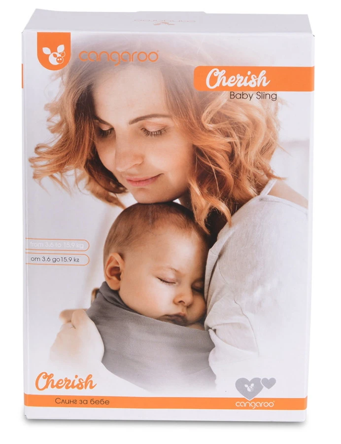 Cangaroo Sling Cherish Pink Draagdoek 7186 5 Cangaroo Sling Cherish Pink Draagdoek 7186 - Afbeelding 3