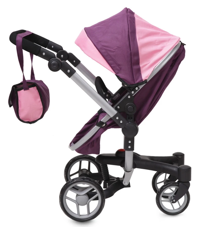 Cangaroo Violette Poppen Kinderwagen 6807 8 Cangaroo Violette Poppen Kinderwagen 6807 - Afbeelding 6