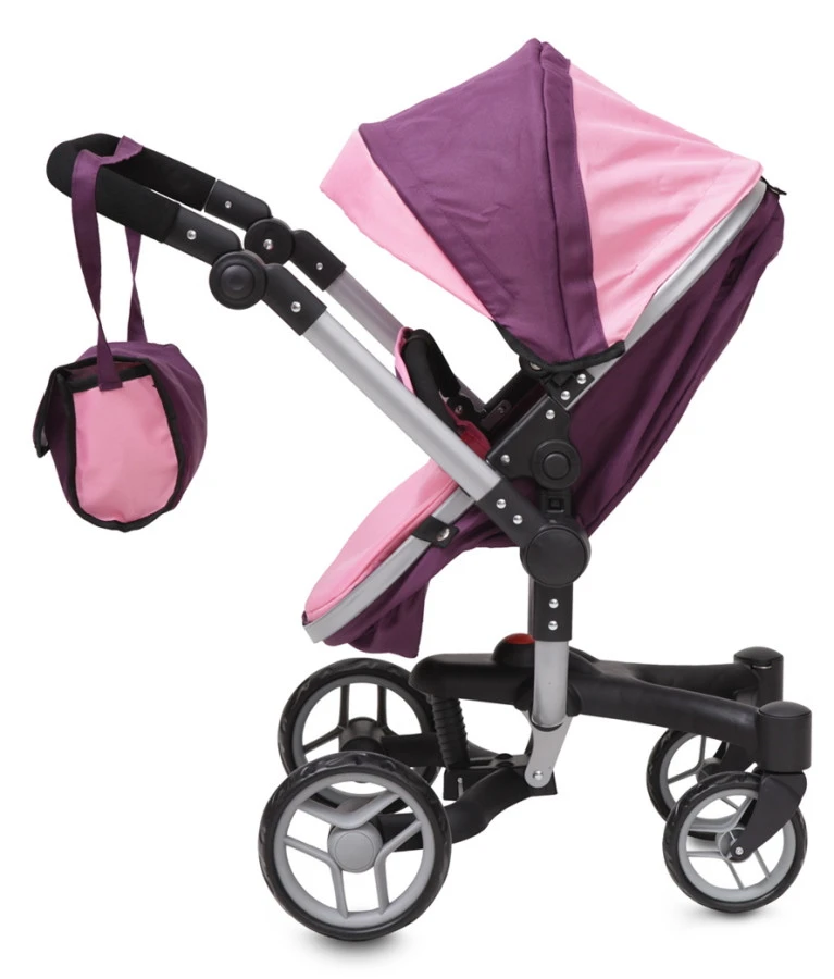 Cangaroo Violette Poppen Kinderwagen 6807 7 Cangaroo Violette Poppen Kinderwagen 6807 - Afbeelding 5