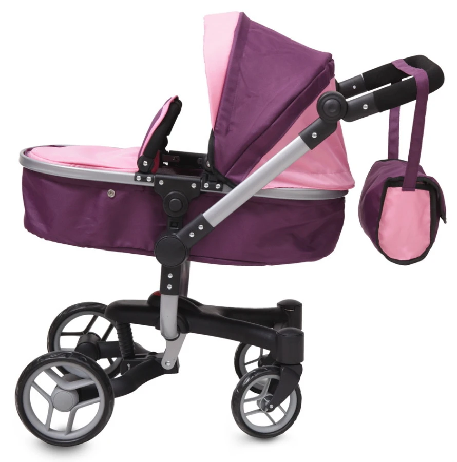 Cangaroo Violette Poppen Kinderwagen 6807 6 Cangaroo Violette Poppen Kinderwagen 6807 - Afbeelding 4