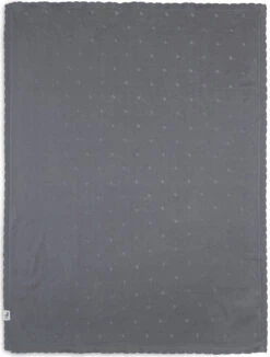Jollein Pointelle Storm Grey 100 X 150 Cm Ledikantdeken 516-522-66064 -Babyproducten Winkel Deken Ledikant 100x150cm Pointelle Storm Grey 2