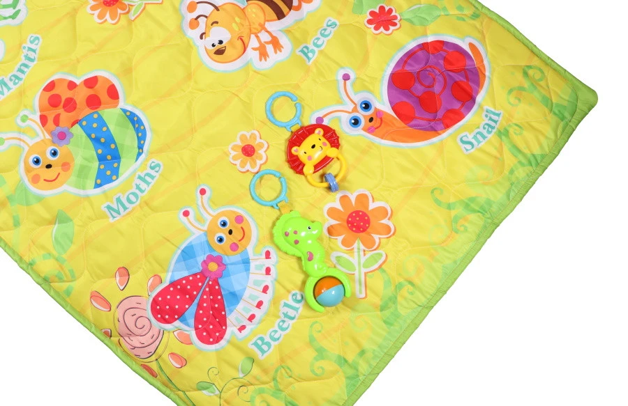 Eco Toys Yellow 90 X 145 Cm Speelkleed Incl. 2 Speeltjes HC304430 4 Eco Toys Yellow 90 X 145 Cm Speelkleed Incl. 2 Speeltjes HC304430 - Afbeelding 2