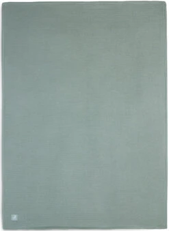 Jollein Basic Knit Forest Green / Fleece 75 X 100 Cm Wiegdeken 517-511-65219 -Babyproducten Winkel Jollein Basic Knit Forest Green 2 shop