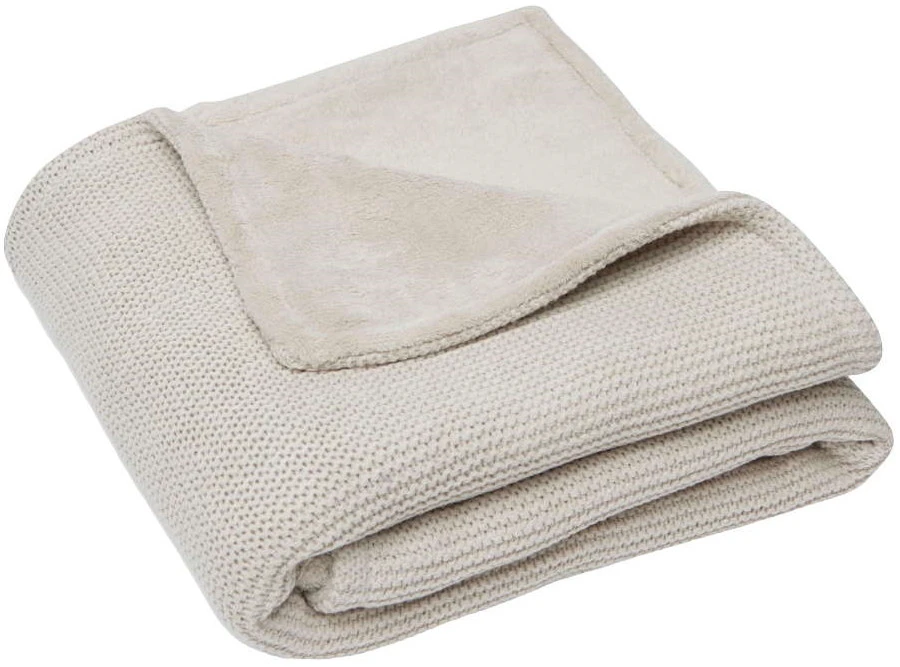 Jollein Basic Knit Nougat / Fleece 75 X 100 Cm Wiegdeken 517-511-65360 3 Jollein Basic Knit Nougat / Fleece 75 X 100 Cm Wiegdeken 517-511-65360