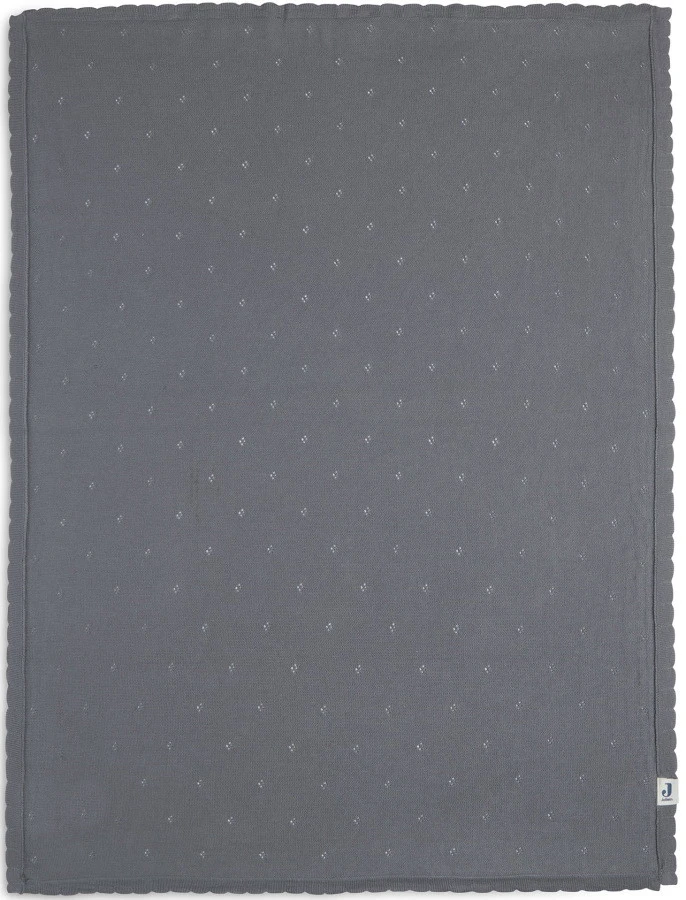 Jollein Pointelle Storm Grey 75 X 100 Cm Wiegdeken 516-511-66064 5 Jollein Pointelle Storm Grey 75 X 100 Cm Wiegdeken 516-511-66064 - Afbeelding 3