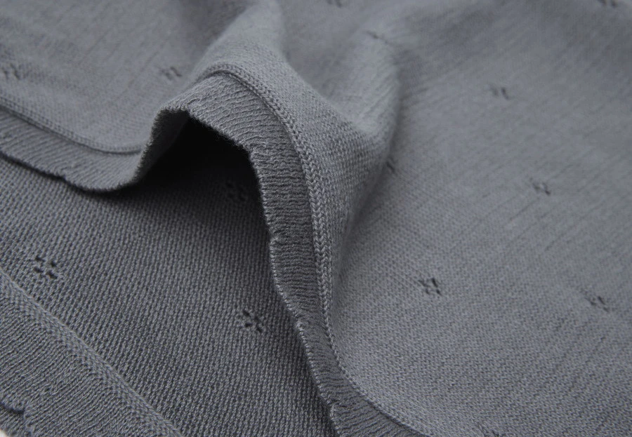 Jollein Pointelle Storm Grey 75 X 100 Cm Wiegdeken 516-511-66064 7 Jollein Pointelle Storm Grey 75 X 100 Cm Wiegdeken 516-511-66064 - Afbeelding 5
