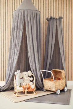 Jollein Vintage Storm Grey 155 Cm Sluier 002-001-00094 7 Jollein Vintage Storm Grey 155 Cm Sluier 002-001-00094 -Babyproducten Winkel Jollein Vintage Storm Grey 002 1