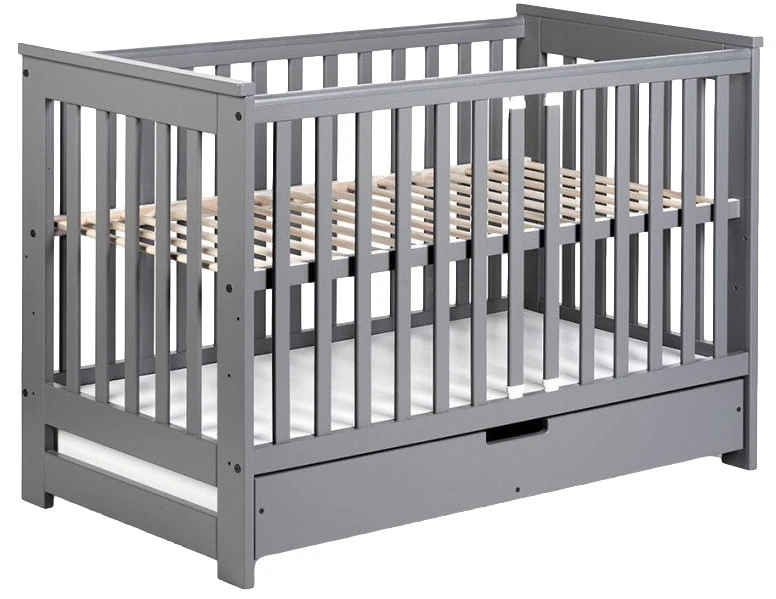 Ledikant Lieke Grijs 60 X 120 Cm 3 Ledikant Lieke Grijs 60 X 120 Cm