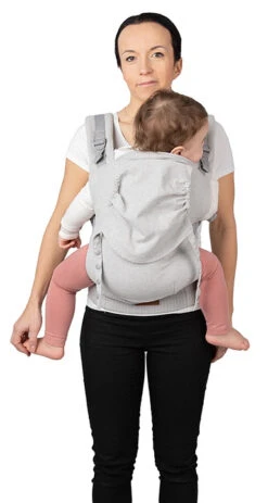 Momi Collet Grey Ergonomische Draagzak NOSI00003 -Babyproducten Winkel Momi Collet Grey Ergonomische Draagzak NOSI00003 2