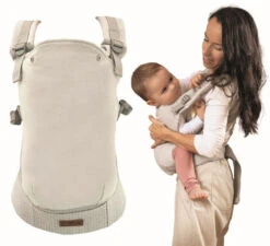Momi Collet Grey Ergonomische Draagzak NOSI00003 -Babyproducten Winkel Momi Collet Grey Ergonomische Draagzak NOSI00003 7