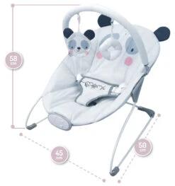 Momi Glossy Panda Bouncer Wipstoel BULE00003 -Babyproducten Winkel Momi Glossy Panda Wipstoel BULE00003 4
