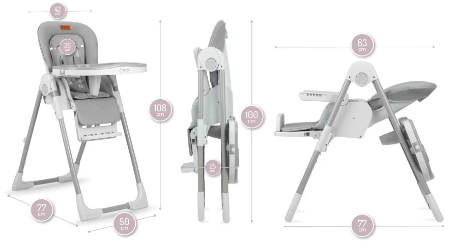 Momi Yumtis Light Grey Kinderstoel KRKA00002 8 Momi Yumtis Light Grey Kinderstoel KRKA00002 - Afbeelding 6