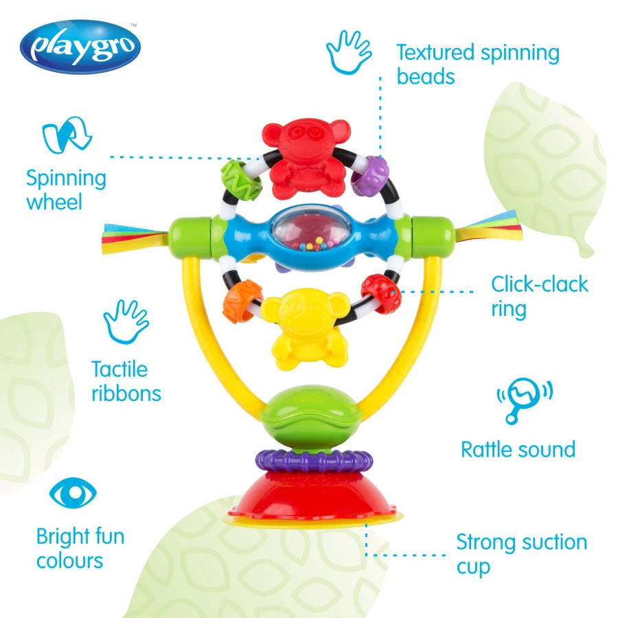 Playgro High Chair Spinning Toy P0182212 6 Playgro High Chair Spinning Toy P0182212 - Afbeelding 4