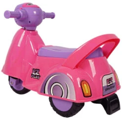 Eco Toys Retro Pink Loopscooter 605 14 Eco Toys Retro Pink Loopscooter 605 -Babyproducten Winkel Retro Loopscooter Roze2
