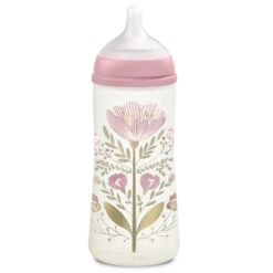 Suavinex Gold Large Flow Roze 360 Ml Silicone Fles SXSGX3080200 -Babyproducten Winkel Suavinex Gold Slow Flow Roze 360 ml Silicone Fles SXSGX3080200 2