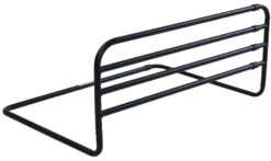 Fenss Trombone Zwart Metaal Uitschuifbaar Bedhekje 64641