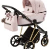 Adamex Belissa Special Edition Pink/Gold 2-in-1 Kinderwagen PS-540 -Babyproducten Winkel adamex belissa special edition pink gold 2 in 1 kinderwagen ps 540