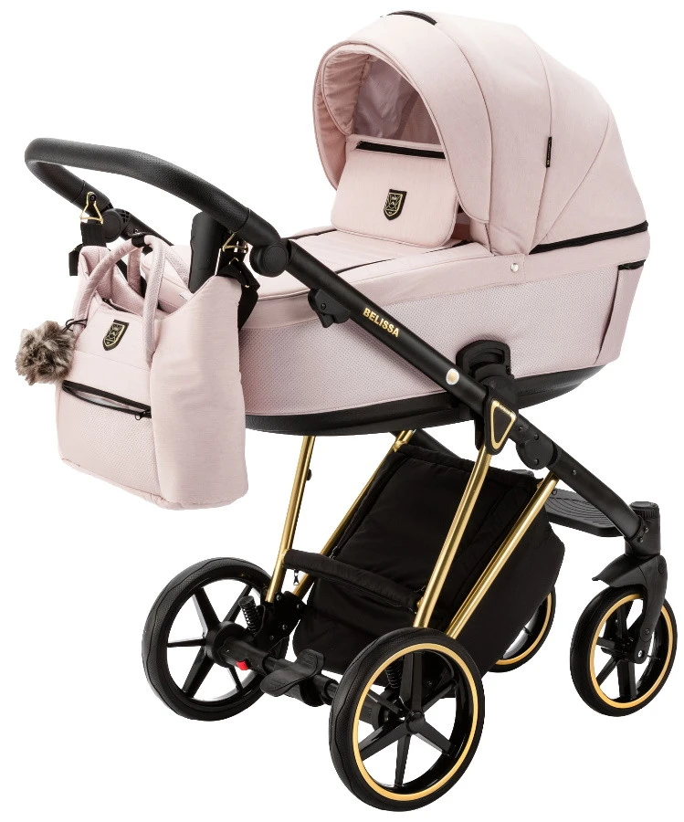 Adamex Belissa Special Edition Pink/Gold 2-in-1 Kinderwagen PS-540 3 Adamex Belissa Special Edition Pink/Gold 2-in-1 Kinderwagen PS-540