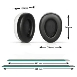 Alecto BV-72 Wit/Mintgroen Baby Gehoorbeschermers -Babyproducten Winkel alecto bv 72 wit mintgroen baby gehoorbeschermers.5