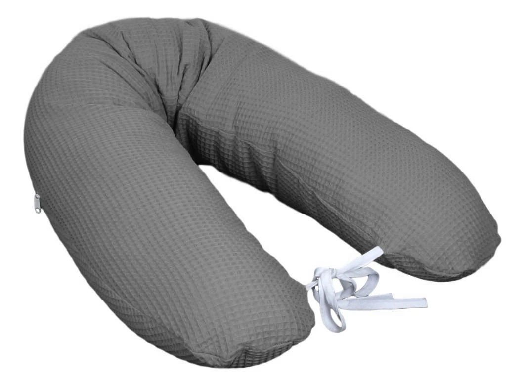 MamaLoes Amy Wafel Donkergrijs Voedingskussen 63113 3 MamaLoes Amy Wafel Donkergrijs Voedingskussen 63113