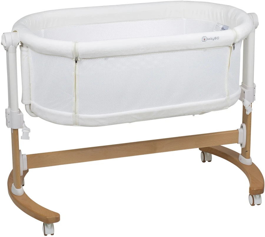 Babygo Amila Beige Creme Wieg Aan Bed 4151 3 Babygo Amila Beige Creme Wieg Aan Bed 4151