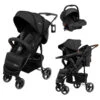 Babygo Basket Dark Grey Melange Wandelwagen Incl. Autostoel 64011 1 Babygo Basket Dark Grey Melange Wandelwagen Incl. Autostoel 64011 -Babyproducten Winkel babygo basket dark grey melange wandelwagen incl. autostoel 64011