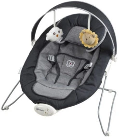 Babygo Cozy Anthracite Bouncer Wipstoel Met Muziek En Trilfunctie 1803