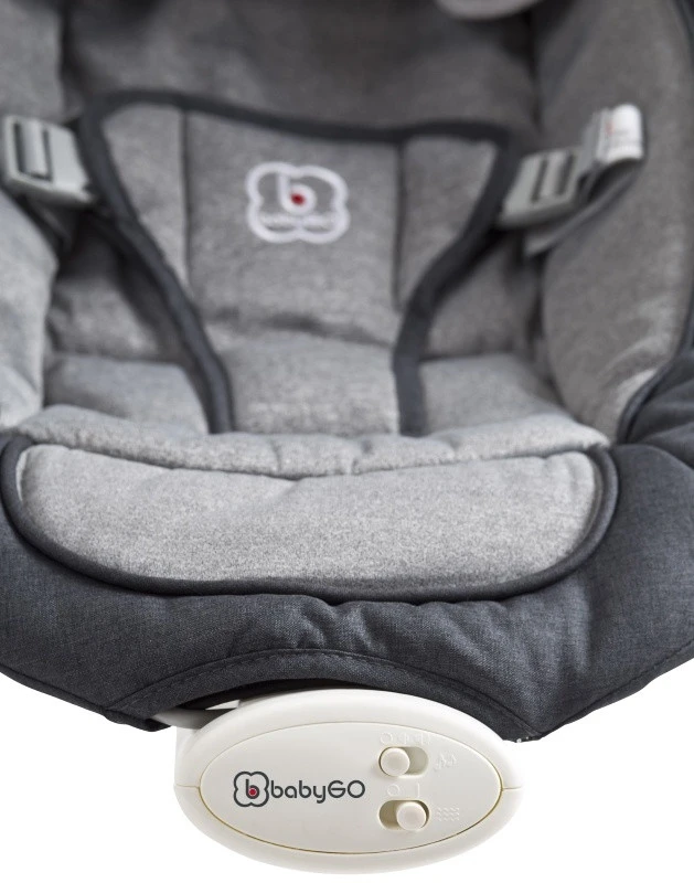 Babygo Cozy Anthracite Bouncer Wipstoel Met Muziek En Trilfunctie 1803 5 Babygo Cozy Anthracite Bouncer Wipstoel Met Muziek En Trilfunctie 1803 - Afbeelding 3