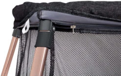 Babygo Dreams II Zwart/Rosegoud Campingbedje Incl. Bodemverhoger 4705 -Babyproducten Winkel babygo dreams ii zwart goud campingbedje incl. bodemverhoger 4705 4