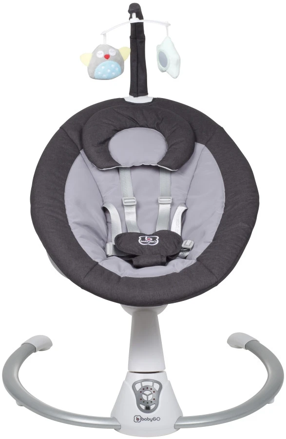 BabyGo Homey Black Swing Babyschommel 190-1 4 BabyGo Homey Black Swing Babyschommel 190-1 - Afbeelding 2