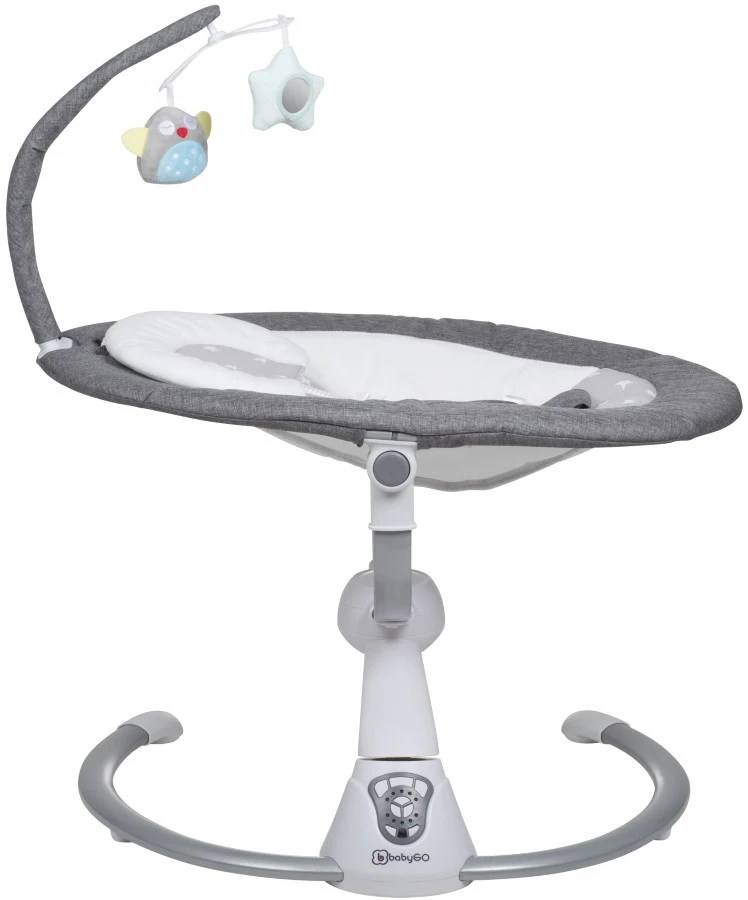 Babygo Homey Set Grey/Black Babyschommel En Kinderstoel 19023 13 Babygo Homey Set Grey/Black Babyschommel En Kinderstoel 19023 - Afbeelding 11