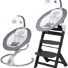 Babygo Homey Set Grey/Black Babyschommel En Kinderstoel 19023