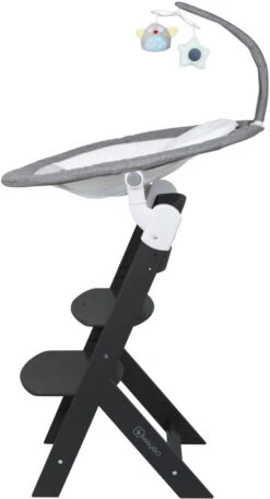 Babygo Homey Set Grey/Black Babyschommel En Kinderstoel 19023 24 Babygo Homey Set Grey/Black Babyschommel En Kinderstoel 19023 -Babyproducten Winkel babygo homey set greyblack babyschommel en kinderstoel 19023 5