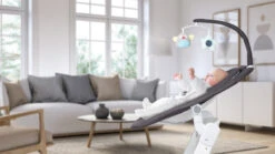 Babygo Homey Set Grey/Nature Babyschommel En Kinderstoel 19021 -Babyproducten Winkel babygo homey swing babyschommel 2 1 1 1