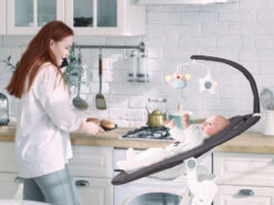 Babygo Homey Set Black/White Babyschommel En Kinderstoel 19014 36 Babygo Homey Set Black/White Babyschommel En Kinderstoel 19014 -Babyproducten Winkel babygo homey swing babyschommel 4 1 4