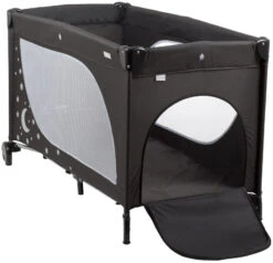 Babygo MoonStars Black Melange Campingbed 4803 -Babyproducten Winkel babygo moonstars black campingbed 3
