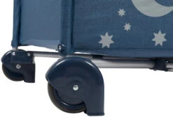Babygo MoonStars Navy Melange Campingbed 4804 -Babyproducten Winkel babygo moonstars navy campingbed 4